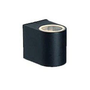 SunFlux Sort væglampe 9,8×6,8×8 IP44 m. 10151