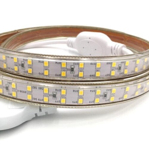 230VAC LED Bånd, 1500Lm/m, 4000K, IP65, 50m rulle - Billede 2