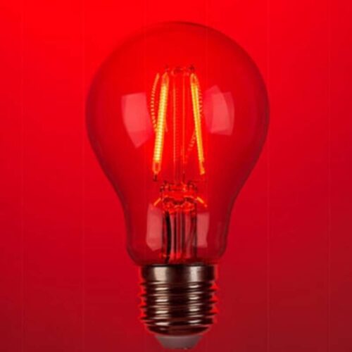SunFlux Rød LED E27