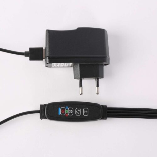 LED grolys lampe med 4 arme og clip 20Watt fulspektrum hvid lys