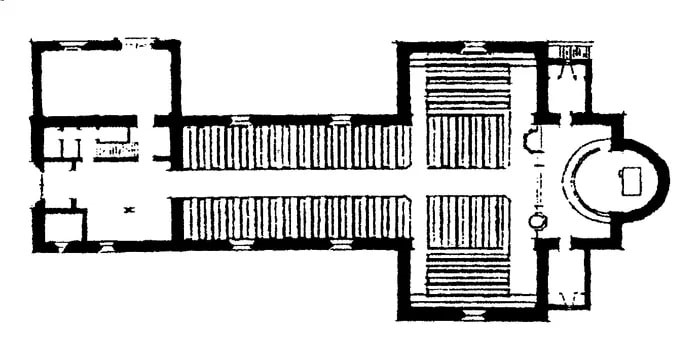 Holte kirke tegning