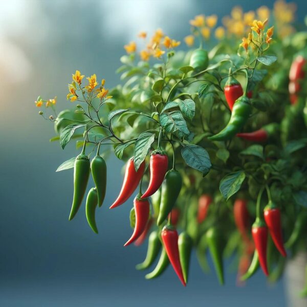 LED vækstlys til chiliplanter