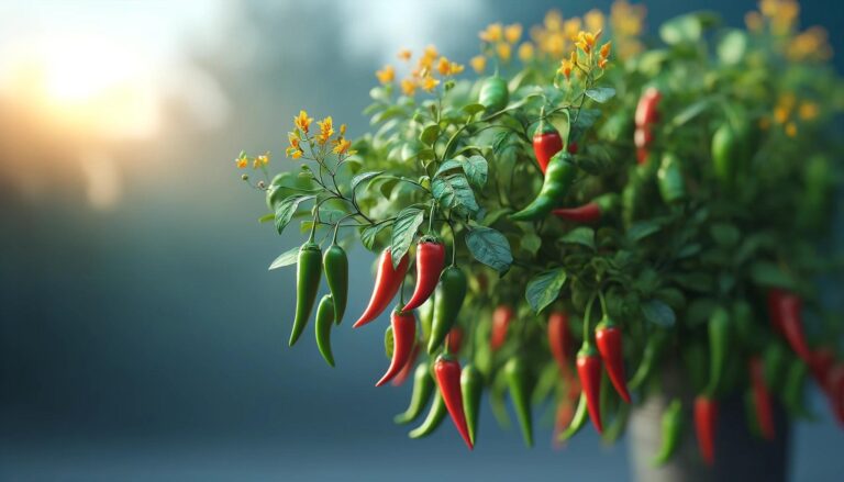 LED vækstlys til chiliplanter