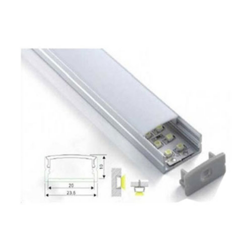 Alu profil skinne mat cover
