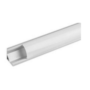 Alu profil skinne til LED bånd 45gr. 16x16mm