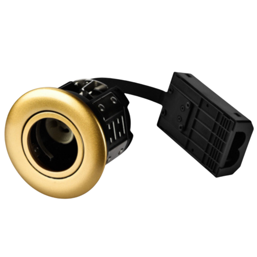 Indbygningsspot GU10 Messing/Bronze