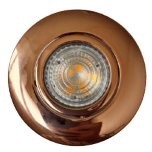 Indbygningsspot GU10 Messing/Bronze