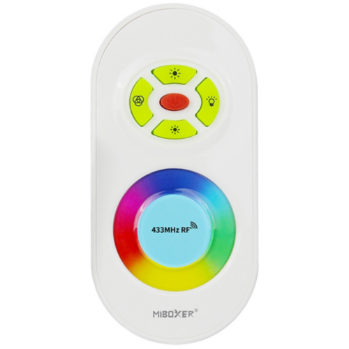 MiBoxer trådløs RGB bånd kontroller og fjernbetjening med touch for 12 & 24V - 240Watt