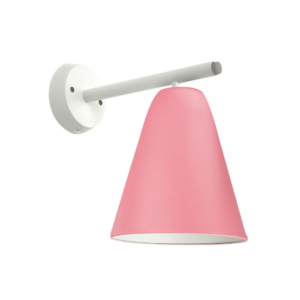 Capelo væglampe B1 H170 Rosa RAL 3015 hvid base