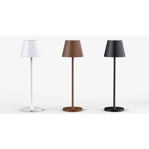 Transportabel trådløs bordlampe