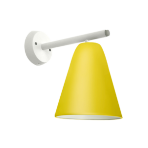Capelo væglampe B1 H170 Gul RAL 1018 hvid base