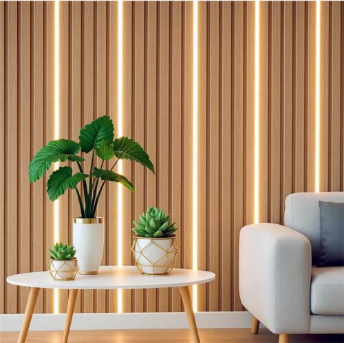 led lys til akustikpanel montering