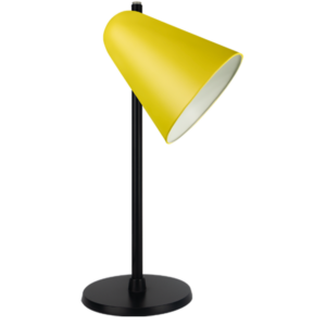 Capelo bordlampe H420 A1  Gul RAL 1018 sort base