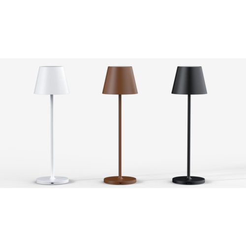Transportabel trådløs bordlampe