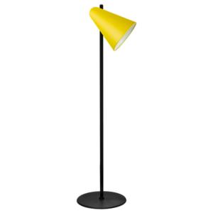 Capelo standerlampe H1250 A3 Gul RAL1018 Sort base