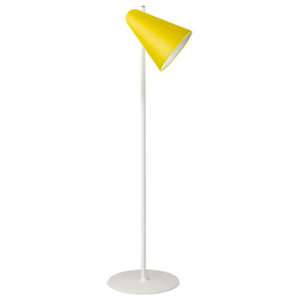 Capelo standerlampe H1250 A3 Gul RAL 1018 hvid bas