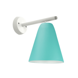 Capelo væglampe B1 H170 Grøn RAL 6027 hvid base