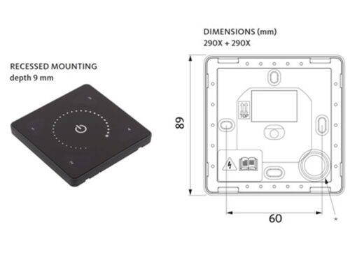 HELVAR Illustris Dali Interface Hvid