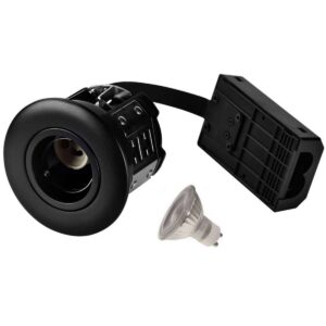 SunFlux LED spot MAT SORT 4W 2700K Dæmpbar