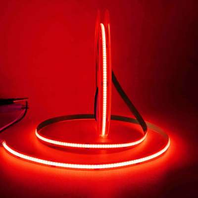 Kraftigt rødt COB LED strip