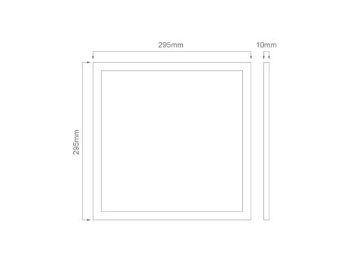 Hvidt LED Panel IP44