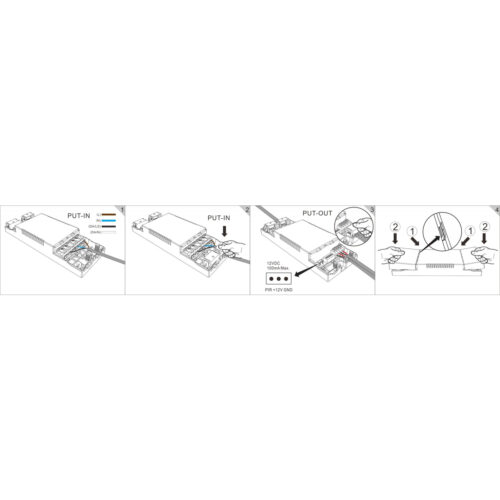 LEDgear DALI DT8 LED driver 350-1100mA PUSH dæmpning