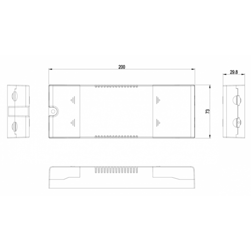 LEDgear DALI DT8 LED driver 350-1100mA PUSH dæmpning