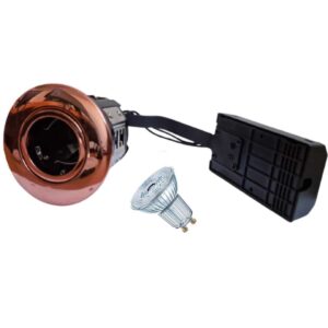 Indbygningsspot GU10 Blank Kobber m. NO Dim GU10 L