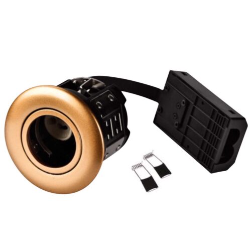 Indbygningsspot GU10 Messing/Bronze