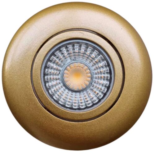 Indbygningsspot GU10 Messing/Bronze