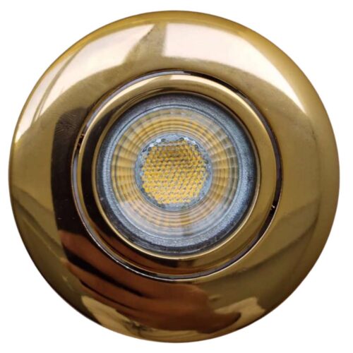 Indbygningsspot GU10 Messing/Bronze