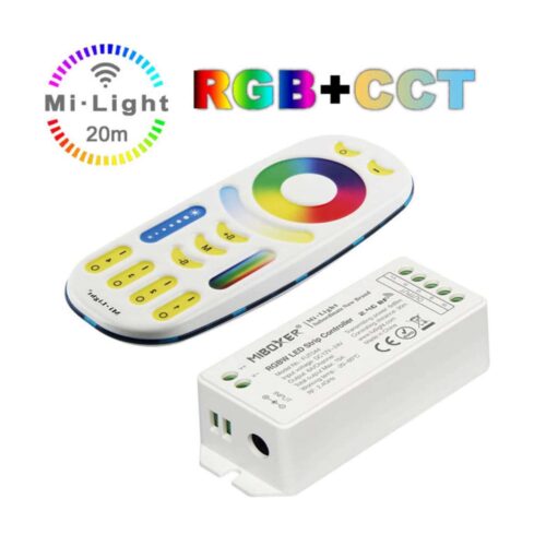 Mi.Light RGBW fjernbetjenings sæt 15Amp