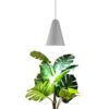 Grow light-pendel med grolys-lampa och tygsladd 120W