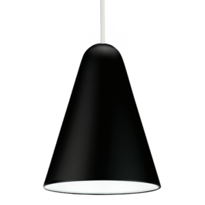 Capelo pendel C3 H250 Sort RAL 9004 hvid ledning