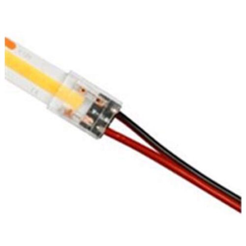 Presse stik med 50cm kabel for 8mm COB strips