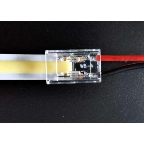 Presse stik med 50cm kabel for 5mm COB strips