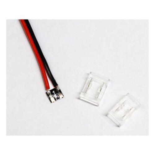 Presse stik med 50cm kabel for 8mm COB strips