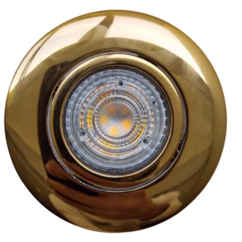 Indbygningsspot GU10 Messing/Bronze
