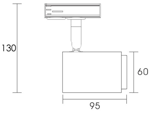 1F Sort skinnespot