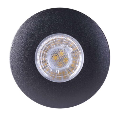 Sort LED Møbelspot Dæmpbar 3Watt