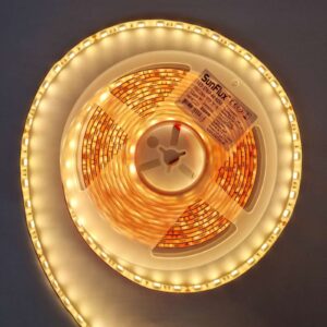 24VDC LED Bånd 12W/m 3000K 1000Lm Ra>95 IP65