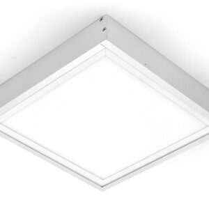Hvid ALU ramme til panel 60×60, H: 50mm