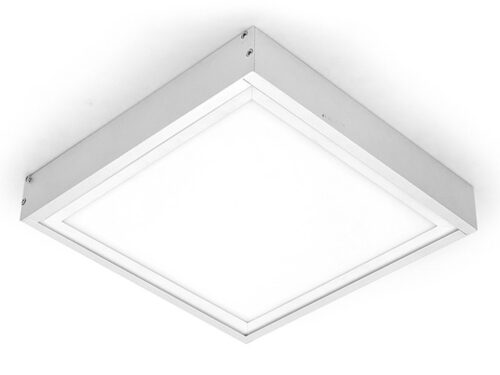 Hvid montage ramme til LEDpanel