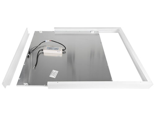 Hvid montage ramme til LEDpanel