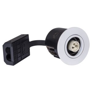 Indbygningsspot GU10 mat hvid OUTDOOR
