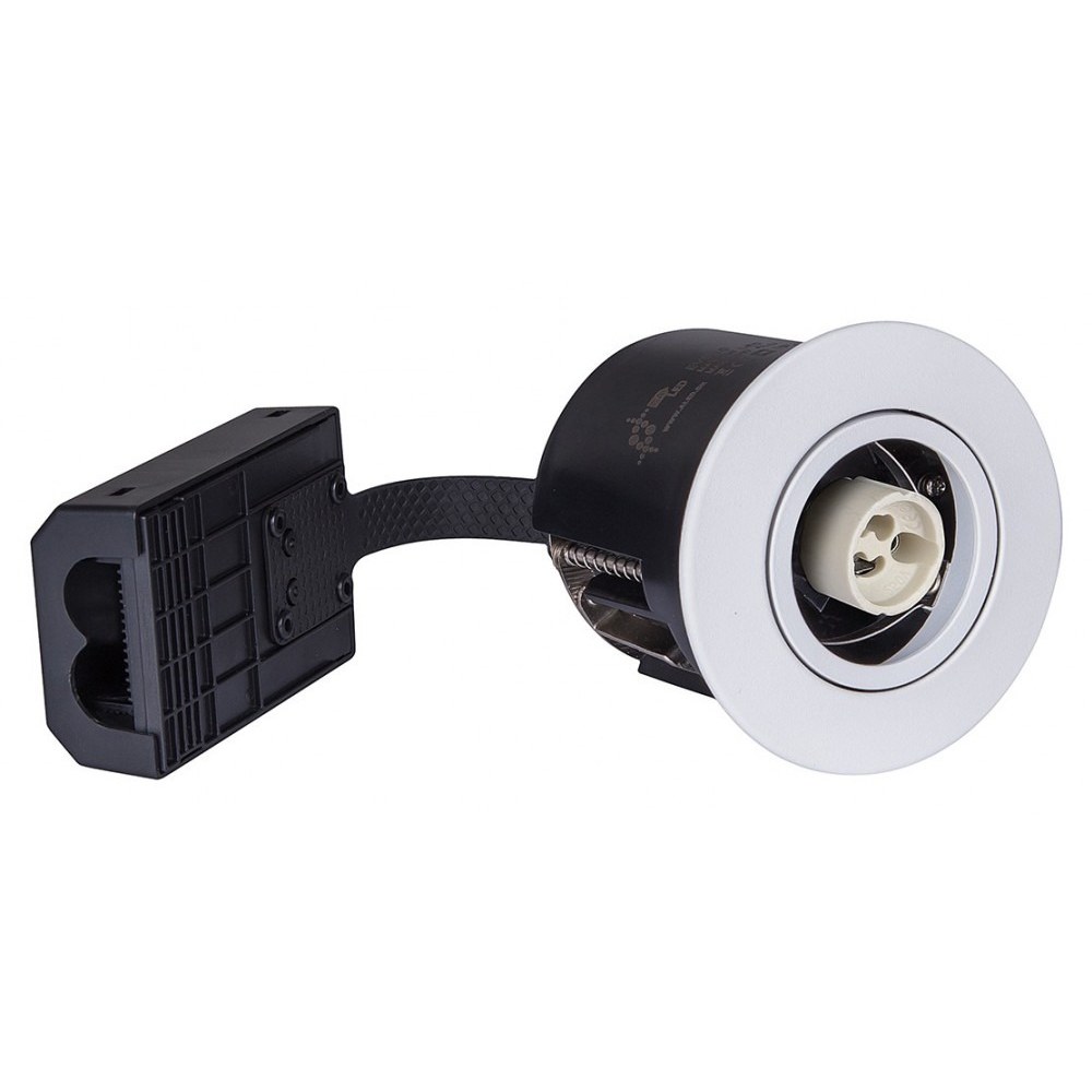 Indbygningsspot GU10 mat hvid OUTDOOR