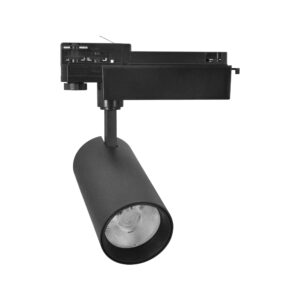 LED 3 faset Skinnespot 10W 3000K Sort CRI 90