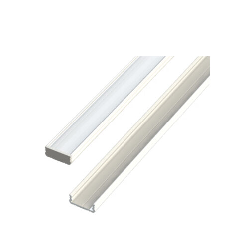 ALU profil hvid 16x9,8mm