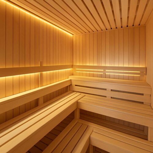 sauna led lys