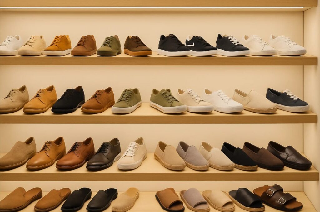 Butiksbelysning til sko, tøj med LED lys